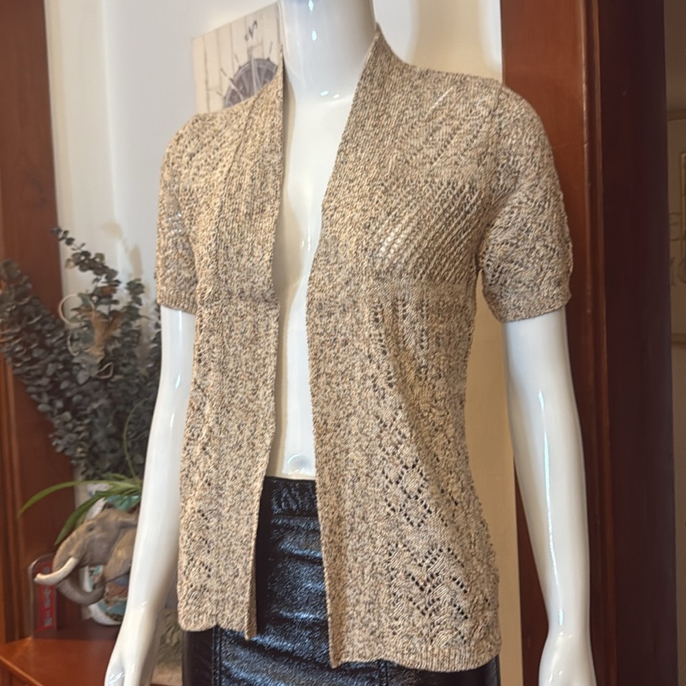 NWT northern reflections size small Women's Beige Open-Front Sweater